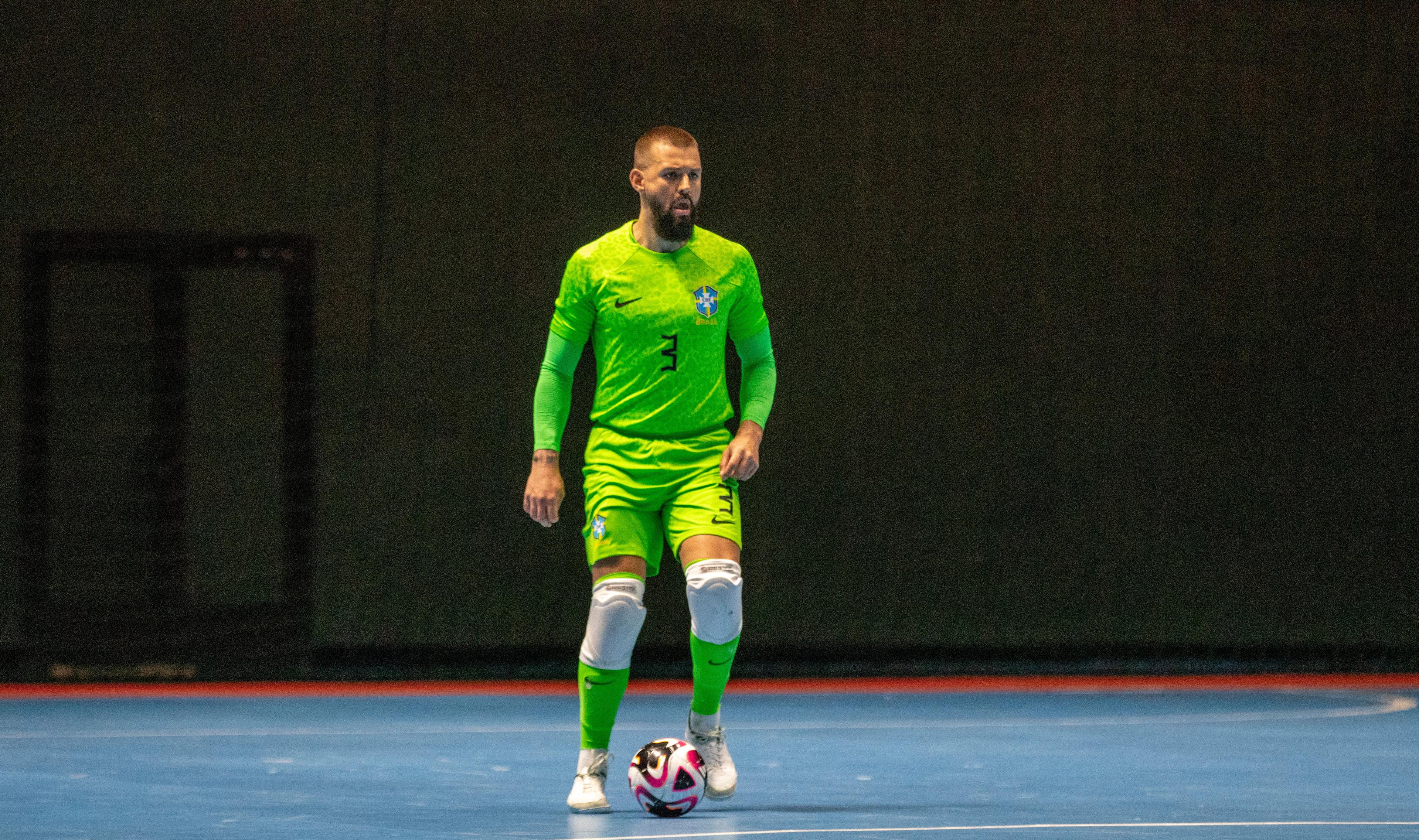 Willian, goleiro da Seleção Brasileira de Futsal eleito melhor goleiro do mundo