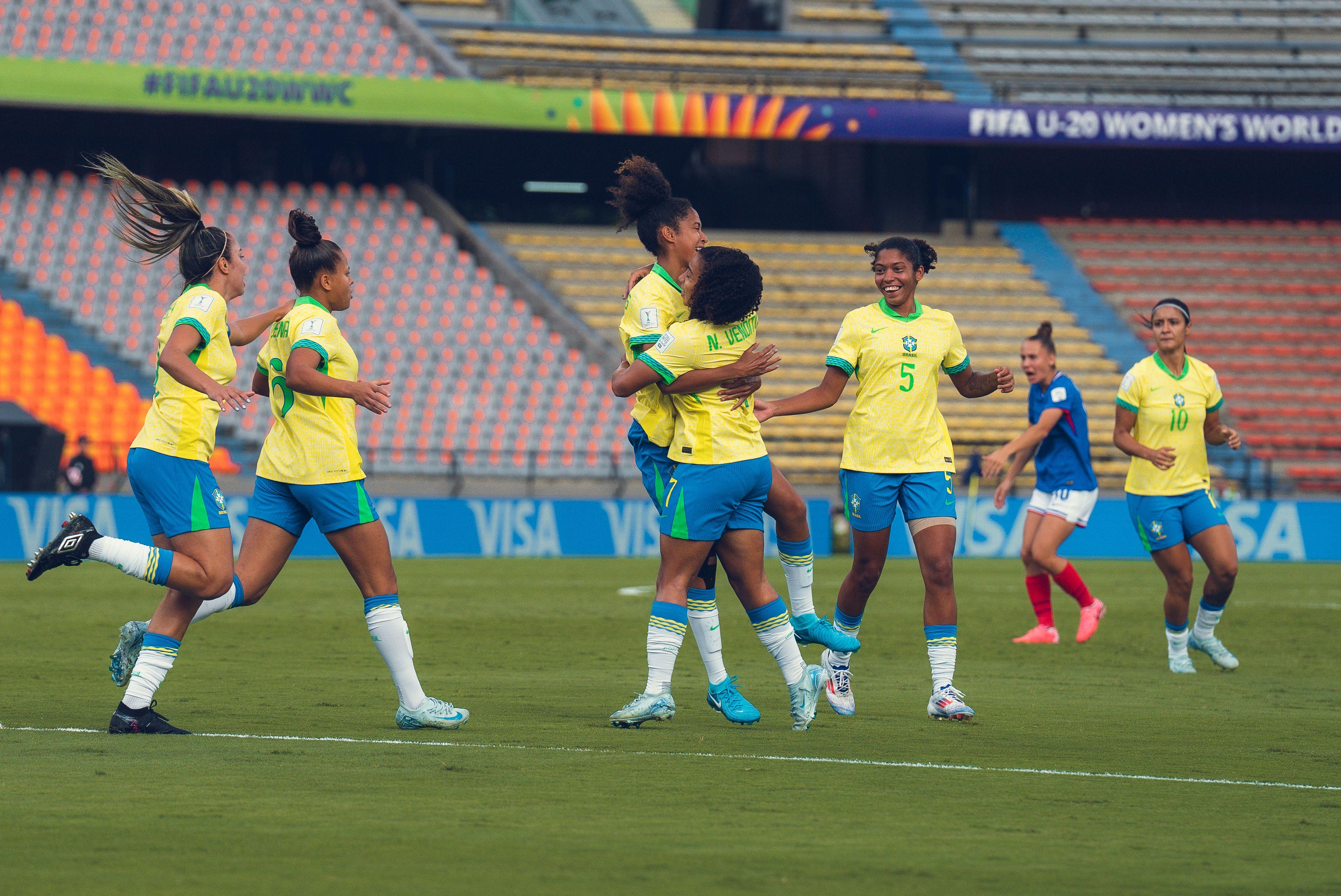 Seleção Brasileira enfrentou a França na segunda rodada da fase de grupos da Copa do Mundo Feminina Sub-20