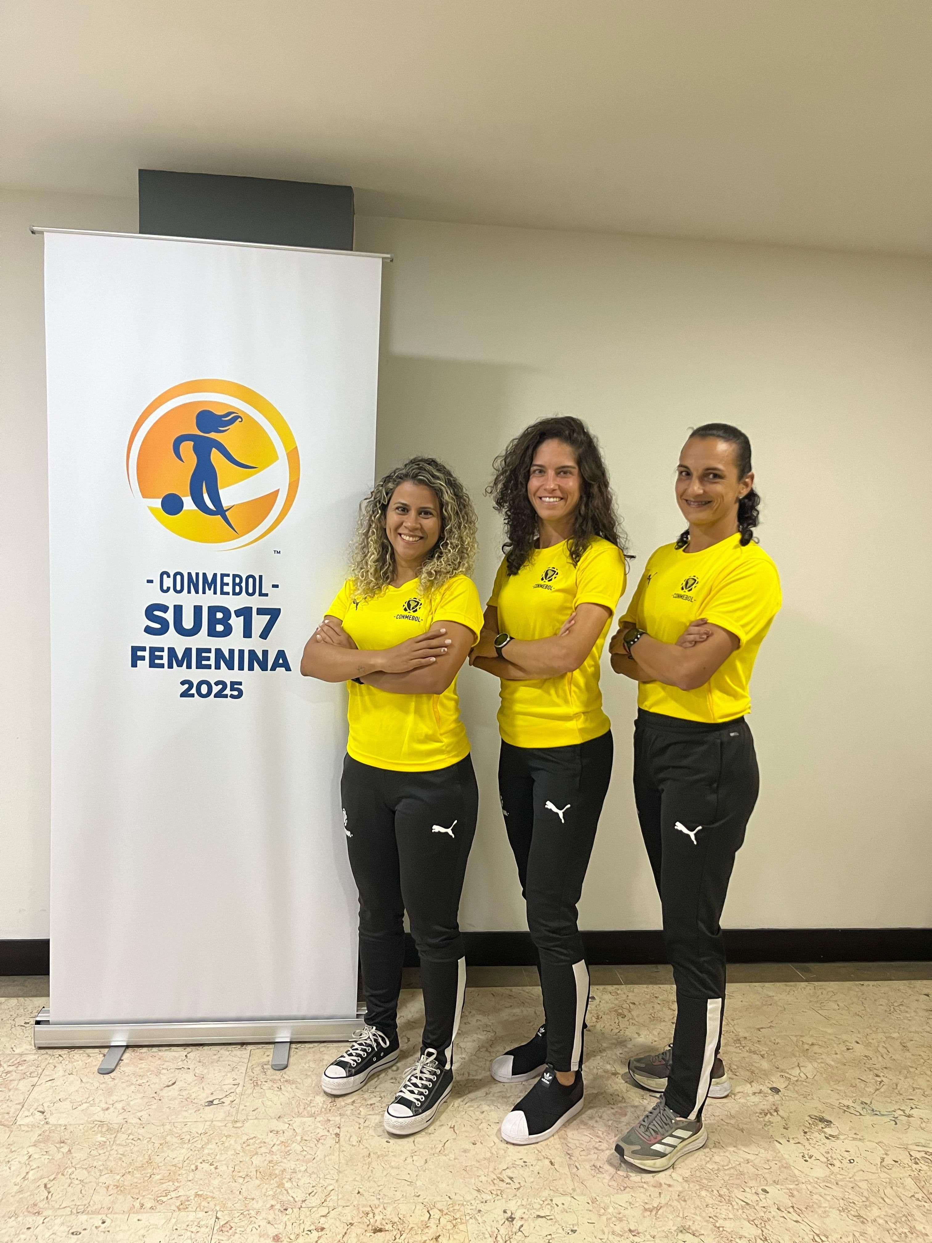 Brasil terá representantes da arbitragem no Sul-Americano Feminino Sub-17